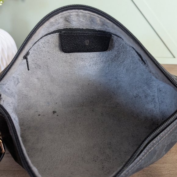 GUCCI VINTAGE GG MONOGRAM CANVAS LEATHER WOMEN'S SHOULDER BAG - Picture 7 of 10